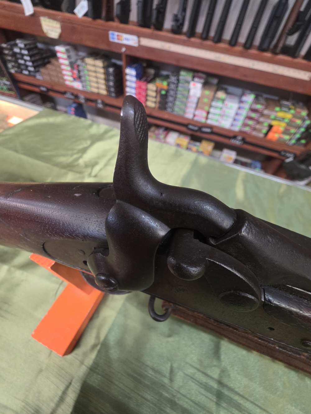 1884 Springfield Trapdoor 45-70 with Spike Bayonet Antique -img-8