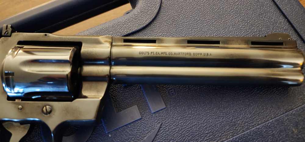 COLT PYTHON 357 MAGNUM 6 INCH BLUED  1983 MFG DATE-img-5