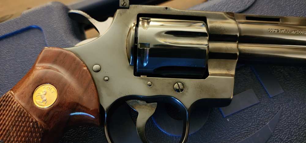COLT PYTHON 357 MAGNUM 6 INCH BLUED  1983 MFG DATE-img-6