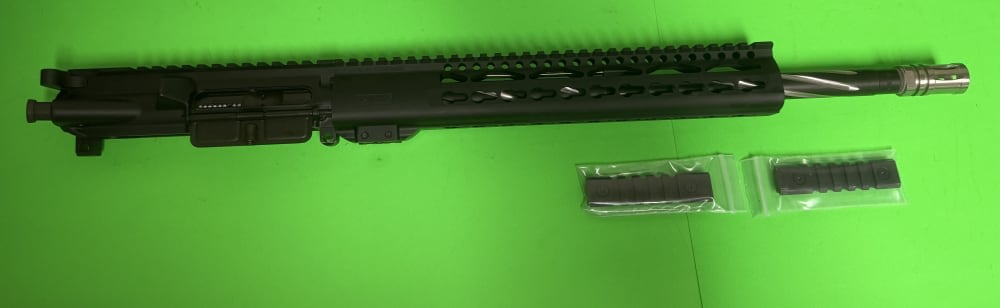 16" Spiral Stainless AR-15 Upper Receiver - No Reserve!-img-0