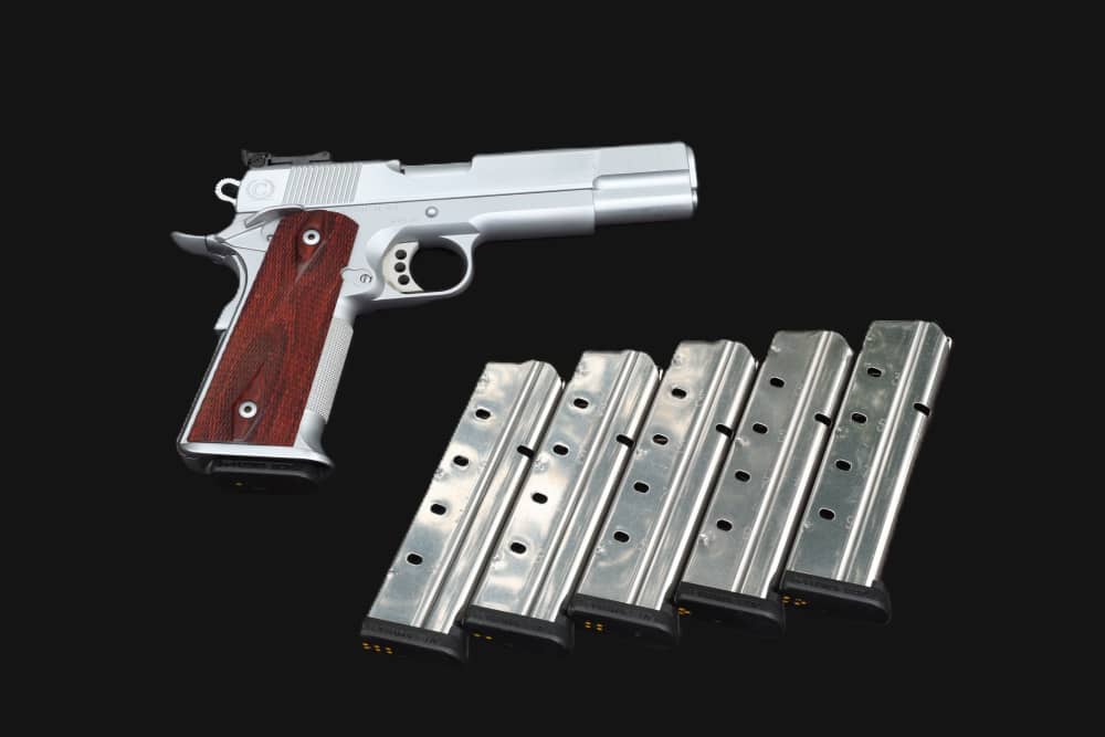 Caspian Custom 1911 Stainless .40 S&W w/6 Mags-img-0