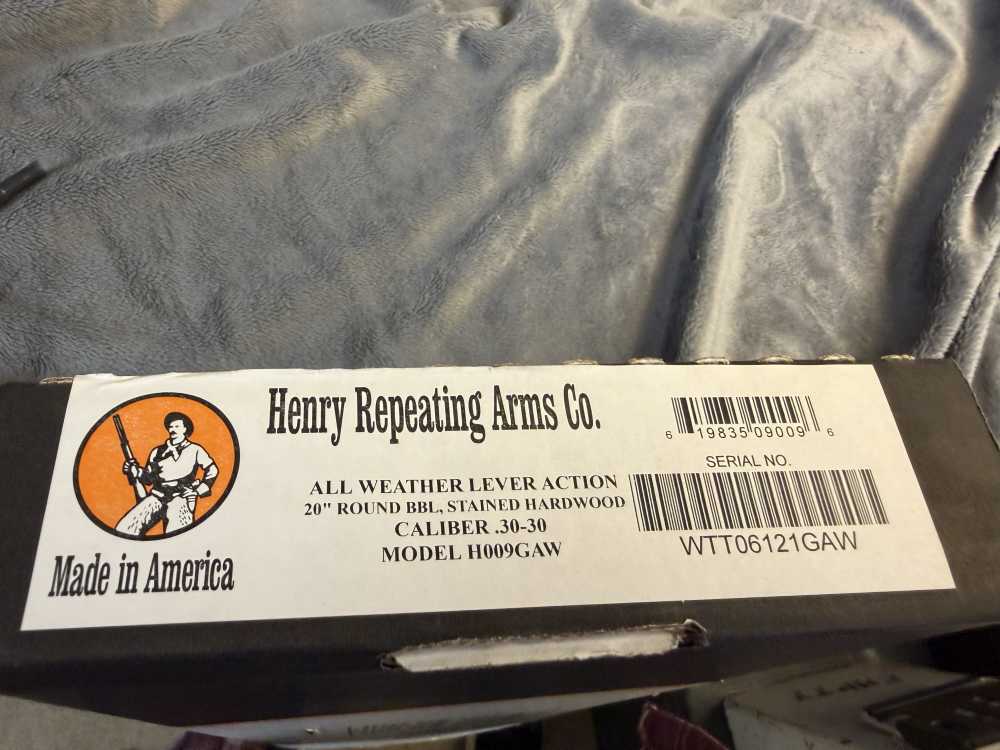 Henry H009GAW All Weather SIDE GATE LVR 30-30 Win SS 20” Penny Bid-img-8