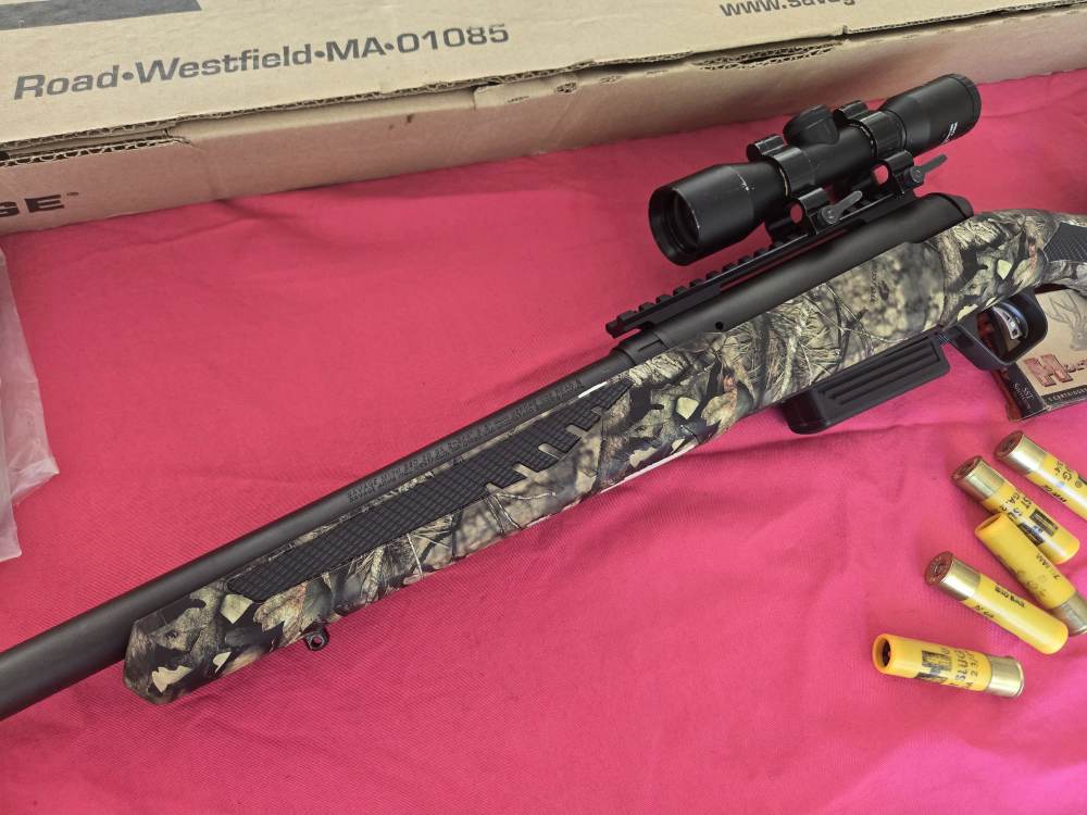 Savage Model 220 Rifled Slug Gun 20 Gauge Mossy Oak 3in-img-7