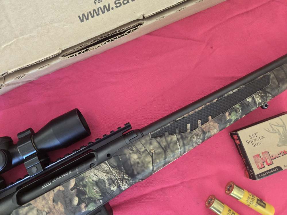 Savage Model 220 Rifled Slug Gun 20 Gauge Mossy Oak 3in-img-3