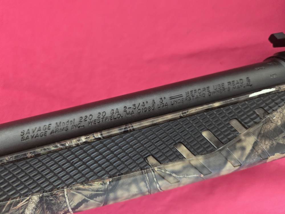 Savage Model 220 Rifled Slug Gun 20 Gauge Mossy Oak 3in-img-5