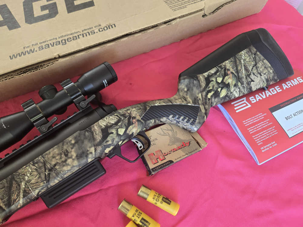 Savage Model 220 Rifled Slug Gun 20 Gauge Mossy Oak 3in-img-8