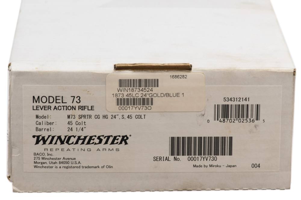 Winchester 1873 "One of One Thousand" ONLY 20 EVER MADE 24" .45 COLT -img-13