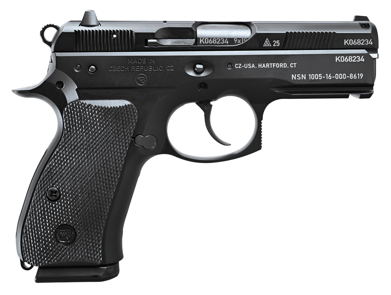CZ-USA 75 P01 50th Anniversary Elite 9mm Luger Pistol 3.75 Black 91297-img-0