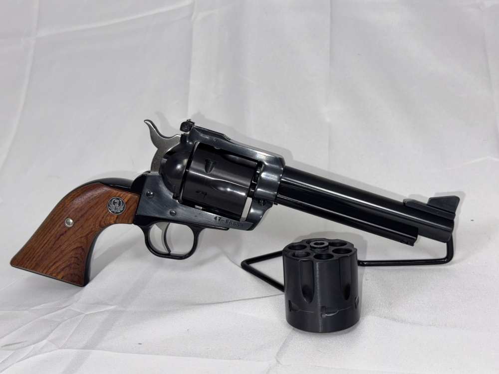 Ruger New Model Blackhawk Convertible 45 Colt/45 ACP Blued w/Box NO RESERVE-img-0