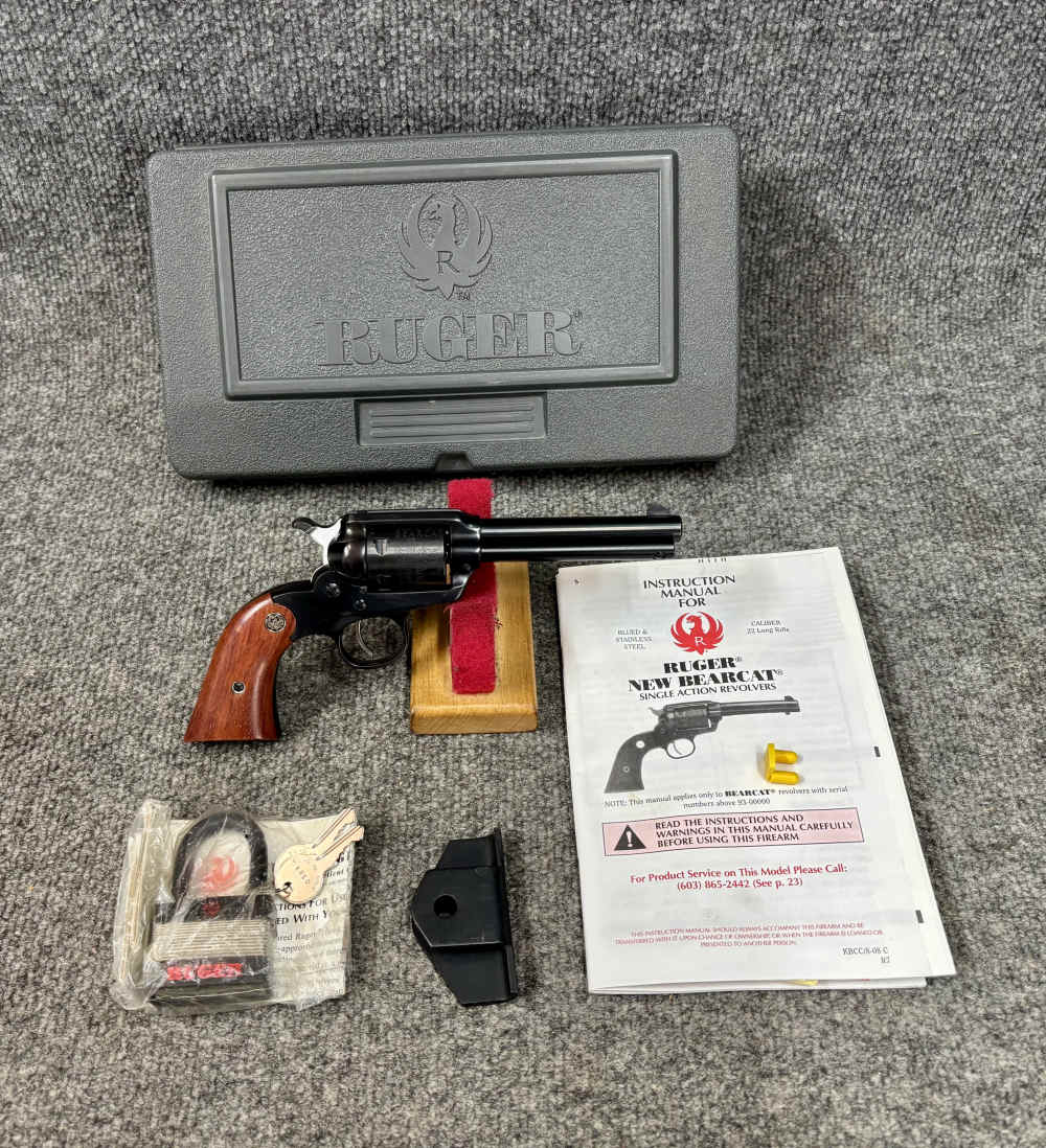 Ruger Bearcat 22 LR #00912 made in 2009 unfired 4 inch collector grade-img-0