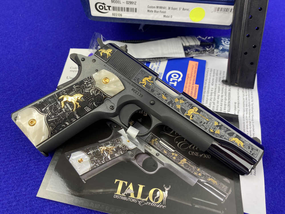 2017 Colt Aztec Jaguar Azul .38 Super 5" *BEAUTIFUL TALO EXCLUSIVE MODEL*-img-12