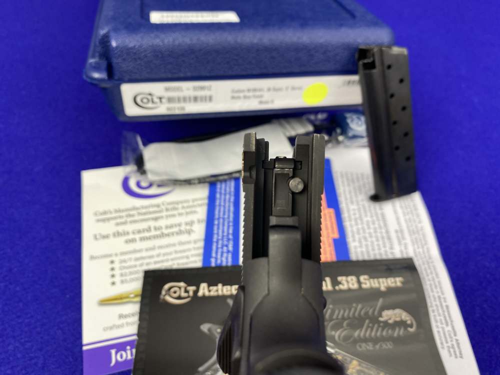 2017 Colt Aztec Jaguar Azul .38 Super 5" *BEAUTIFUL TALO EXCLUSIVE MODEL*-img-35