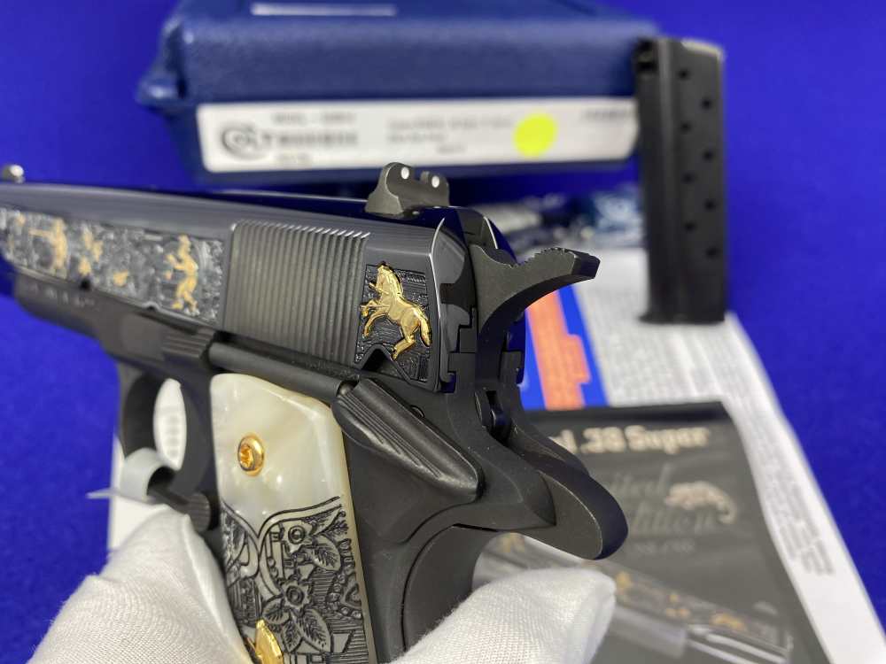 2017 Colt Aztec Jaguar Azul .38 Super 5" *BEAUTIFUL TALO EXCLUSIVE MODEL*-img-24