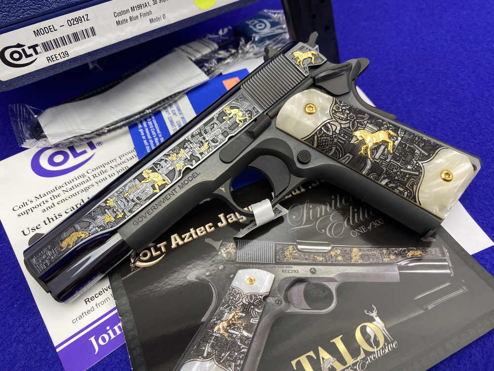 2017 Colt Aztec Jaguar Azul .38 Super 5" *BEAUTIFUL TALO EXCLUSIVE MODEL*-img-41