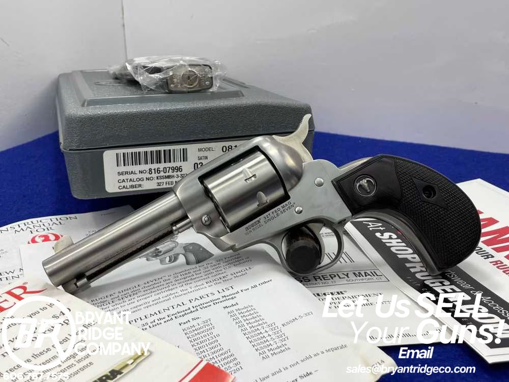 2017 New Model Single Seven .327 Fed Mag 3.75" SS *7-SHOT SINGLE-ACTION*-img-0