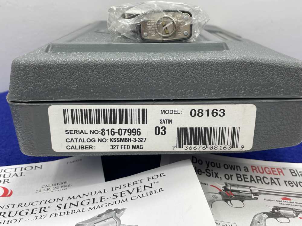 2017 New Model Single Seven .327 Fed Mag 3.75" SS *7-SHOT SINGLE-ACTION*-img-3