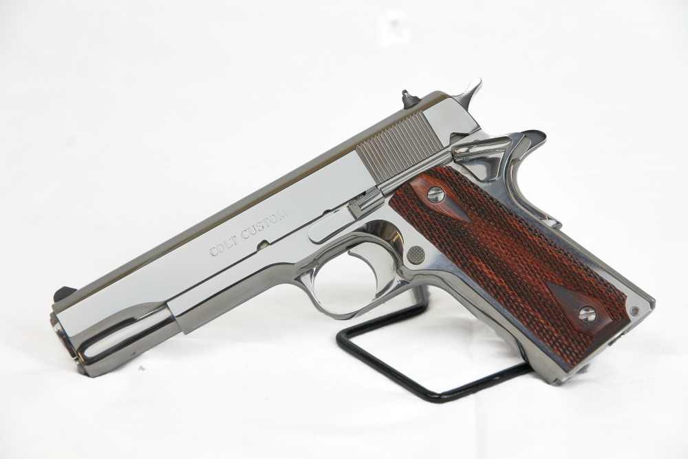 Colt Custom .38 Super - Beautiful Wood Grips - 3 Mags + Super Low Rounds-img-3
