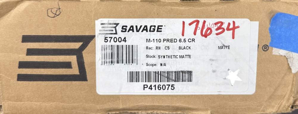 New! Savage 110 Predator 6.5CM 24" Barrel Threaded! 57004-img-6