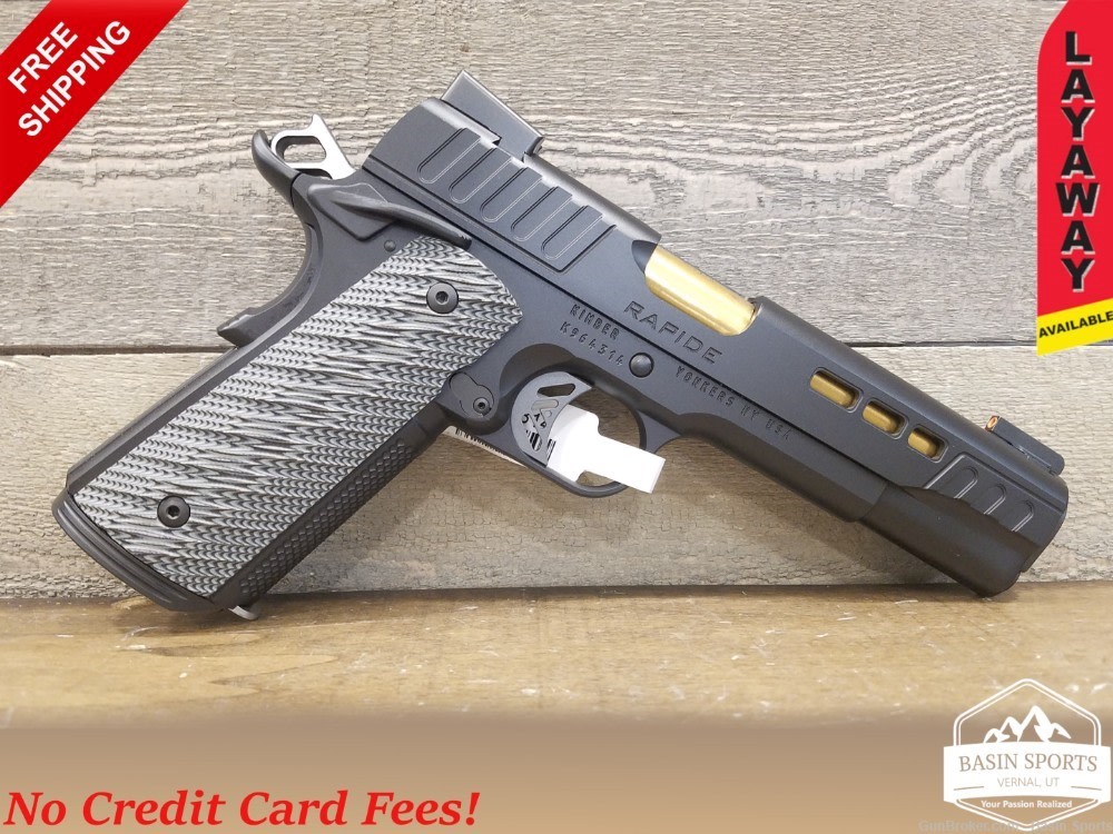 Kimber Rapide 1911 45ACP Black/Gold Rapide 3000383-img-0