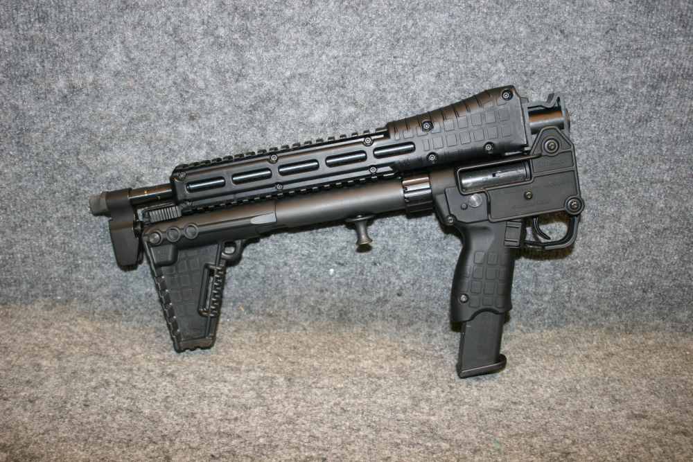 Kel Tec SUB 2000 rifle in .9MM takes Glock mags / foldable firearm-img-6