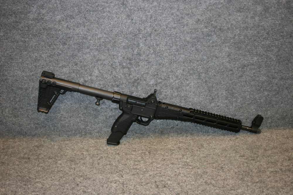 Kel Tec SUB 2000 rifle in .9MM takes Glock mags / foldable firearm-img-0