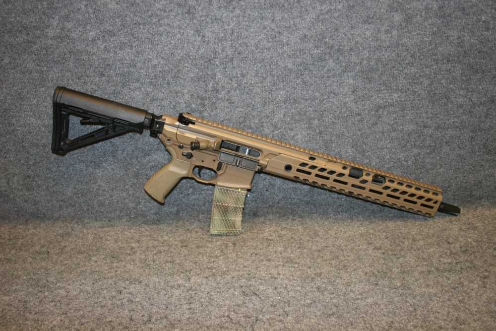 Sig Sauer MCX Victus rifle in 5.56 FDE w/ folding stock Like New!!-img-0