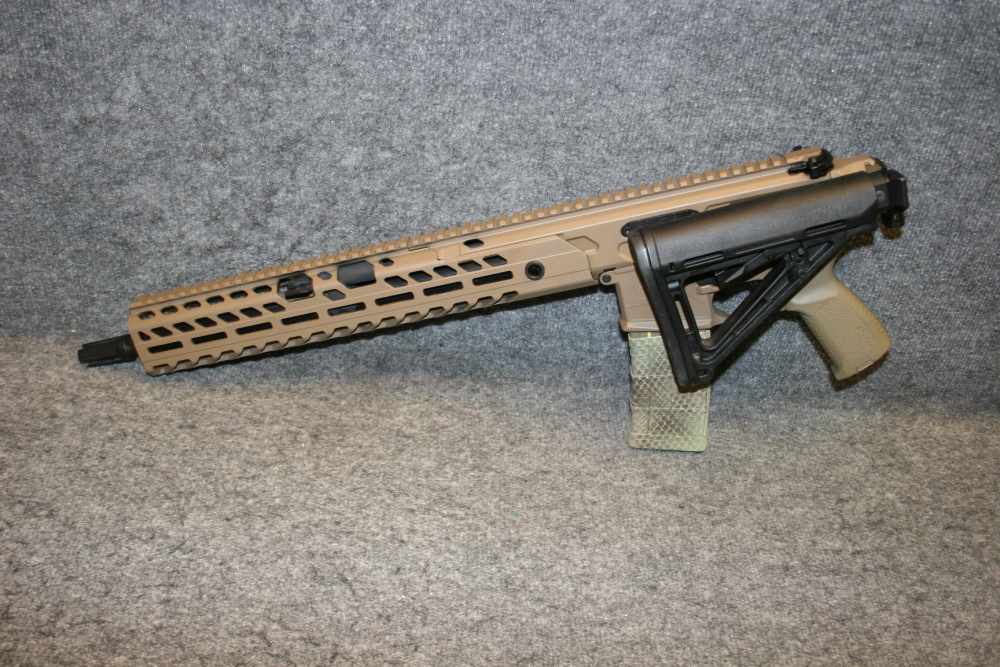 Sig Sauer MCX Victus rifle in 5.56 FDE w/ folding stock Like New!!-img-10