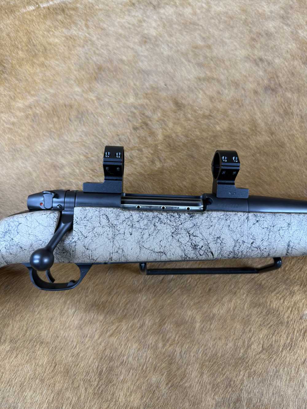 WEATHERBY MARK V 6.5 CREEDMOOR RIFLE 22" BARREL USED TALLEY 1" SCOPE RINGS-img-2