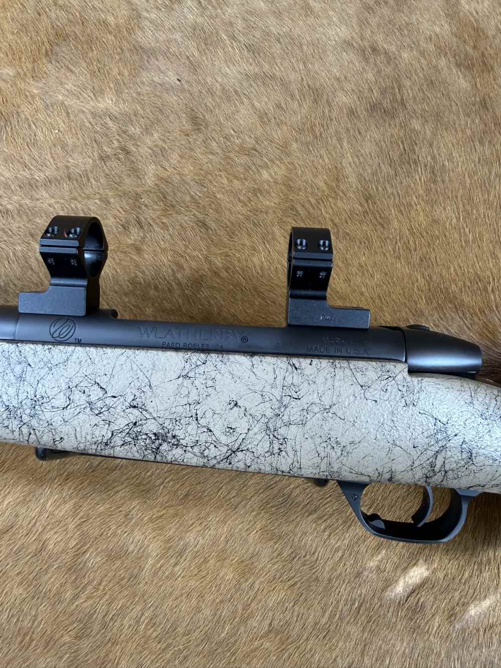 WEATHERBY MARK V 6.5 CREEDMOOR RIFLE 22" BARREL USED TALLEY 1" SCOPE RINGS-img-3