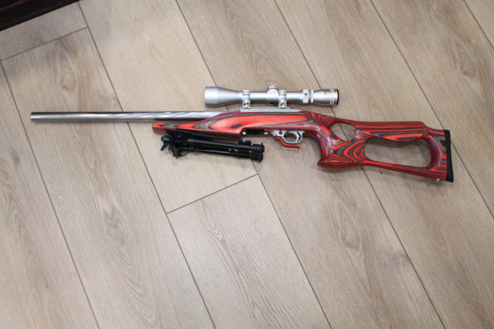 Custom ruger 10-22 10/22 22lr hammer forged stainless barrel w/ scope-img-10