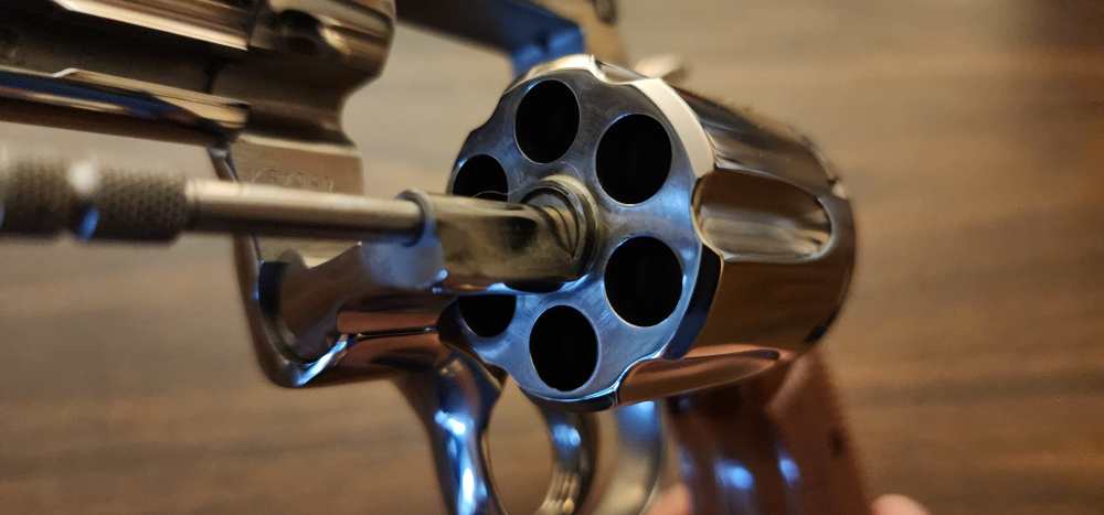 COLT PYTHON 357 MAGNUM 4 INCH NICKEL  MFG DATE 1981-img-9