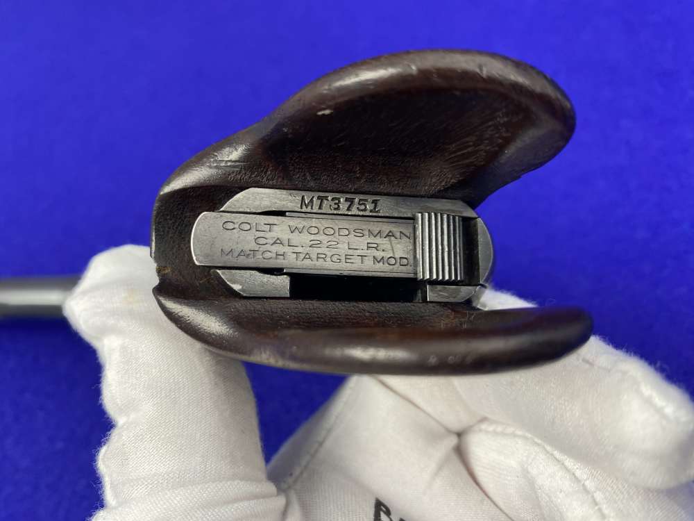 Colt Woodsman Match Target 1939 .22LR*INCREDIBLE HIGH CONDITION 1ST SERIES*-img-37