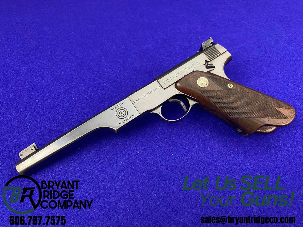 Colt Woodsman Match Target 1939 .22LR*INCREDIBLE HIGH CONDITION 1ST SERIES*-img-0