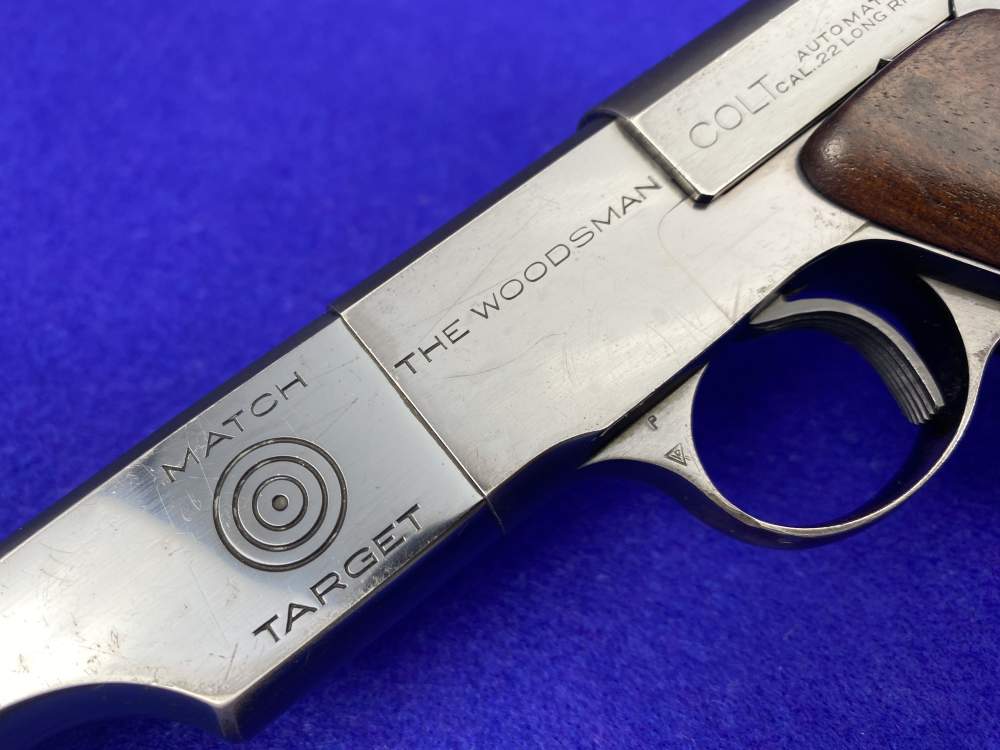Colt Woodsman Match Target 1939 .22LR*INCREDIBLE HIGH CONDITION 1ST SERIES*-img-8