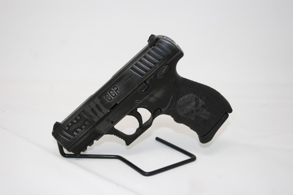 Walther CCP pistol in .9MM w/ Punisher design-img-1