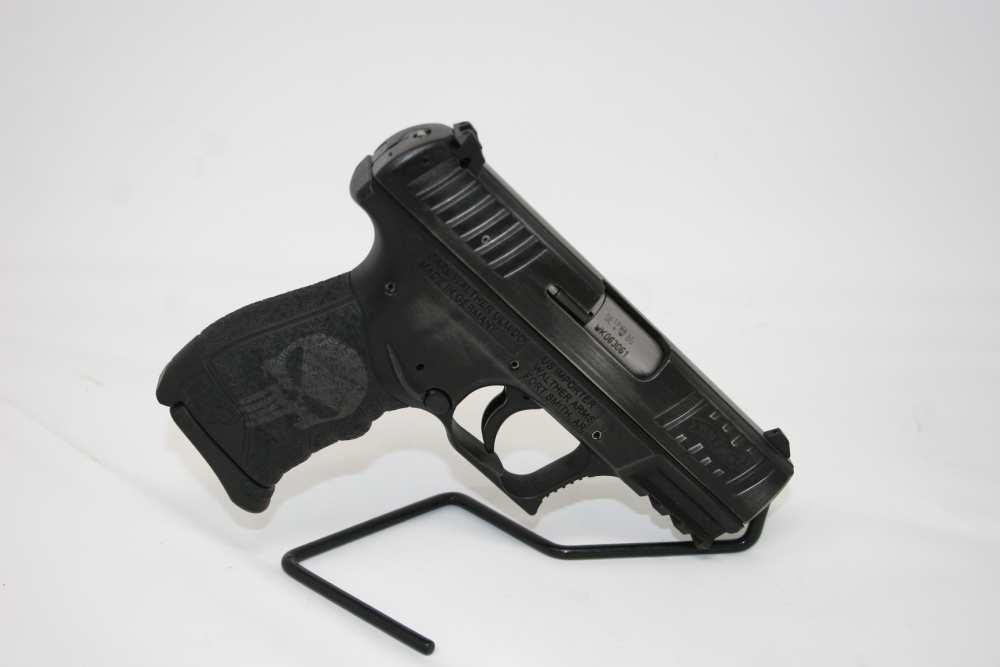 Walther CCP pistol in .9MM w/ Punisher design-img-0