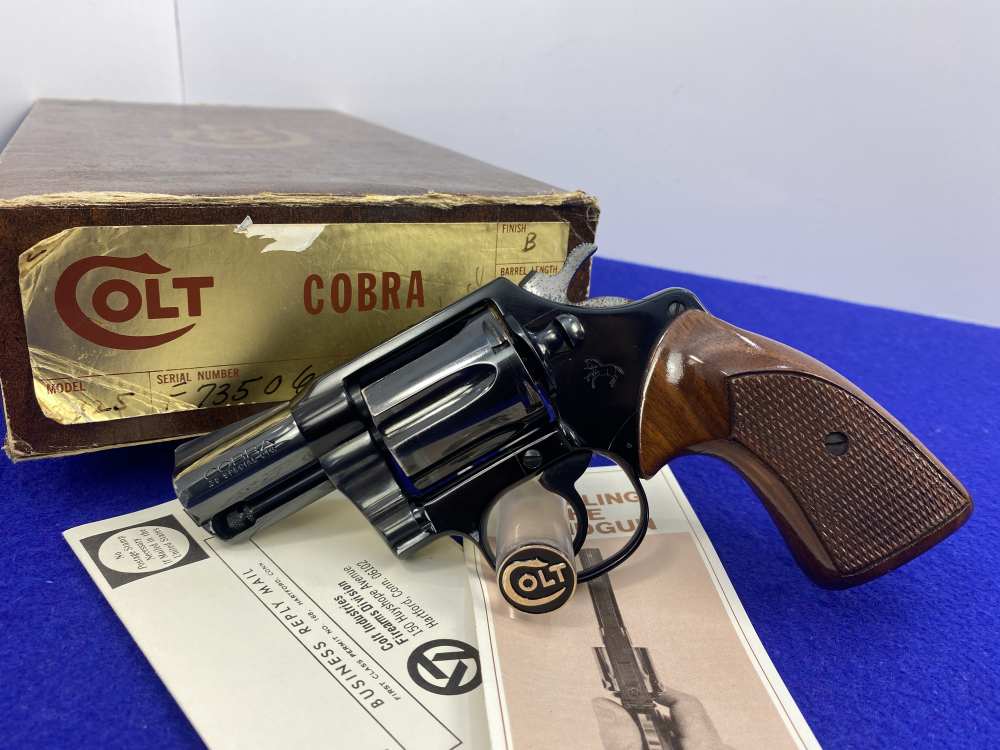 1974 Colt Cobra Second Issue .38 Special 2" *COLLECTIBLE SNAKE GUN*-img-32
