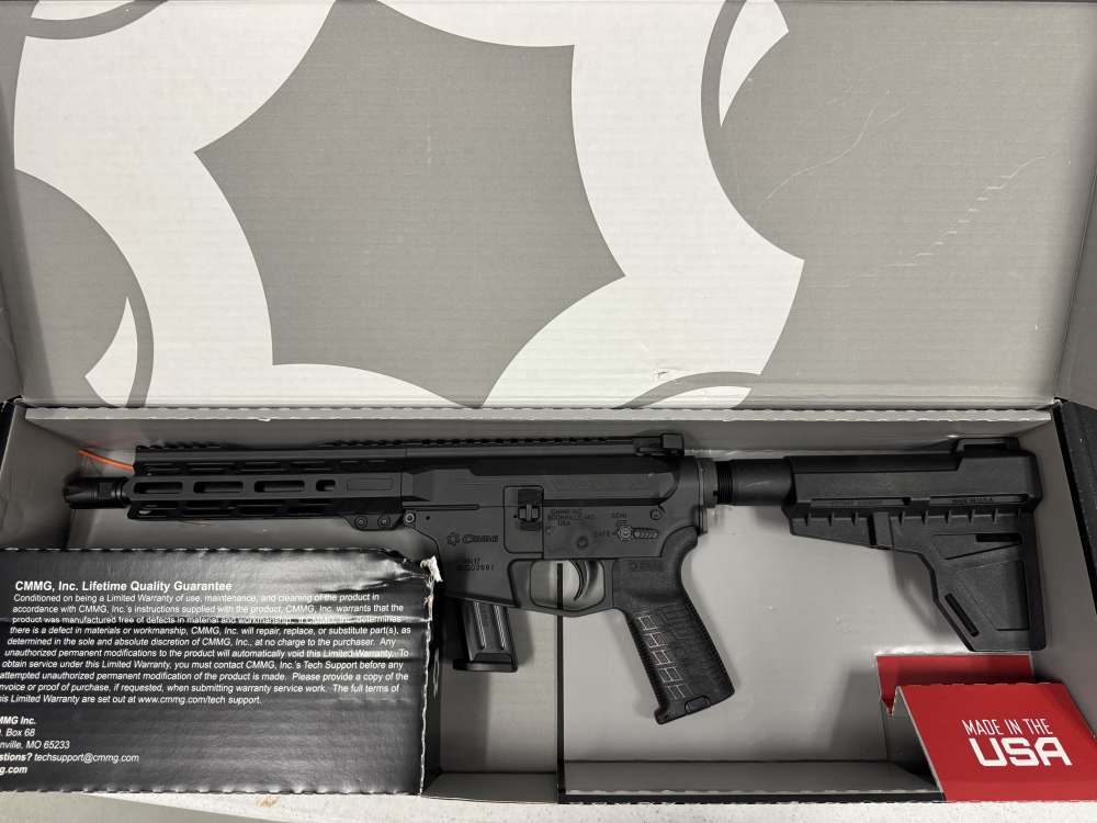 CMMG Banshee Mk17 Semi-Automatic AR Braced Pistol (PDW) 9mm uses P320 mags-img-0