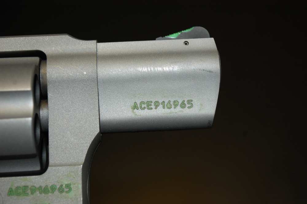 Taurus Matte Stainless Steel 38 SPL Revolver 6 shot 2 Inch Barrel USED-img-3
