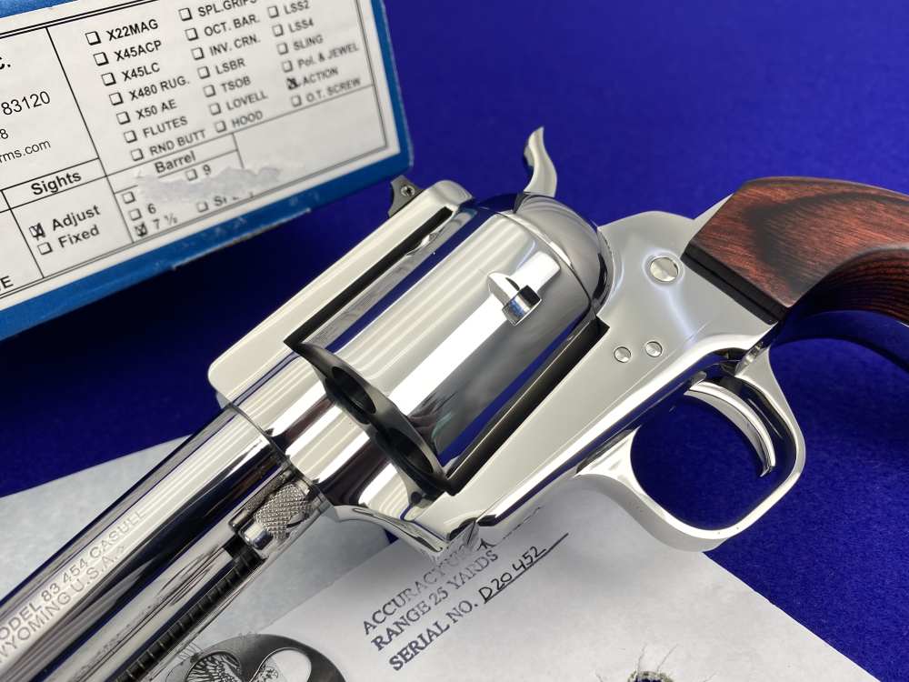 Freedom Arms Model 83 Premier Grade .454 Casull *MIRRORED BRIGHT STAINLESS*-img-4
