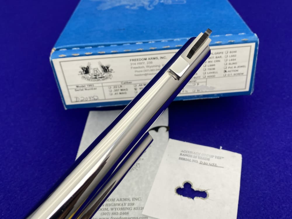 Freedom Arms Model 83 Premier Grade .454 Casull *MIRRORED BRIGHT STAINLESS*-img-28