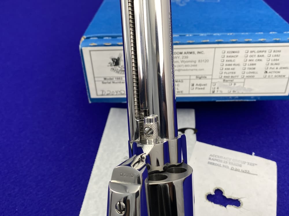 Freedom Arms Model 83 Premier Grade .454 Casull *MIRRORED BRIGHT STAINLESS*-img-36