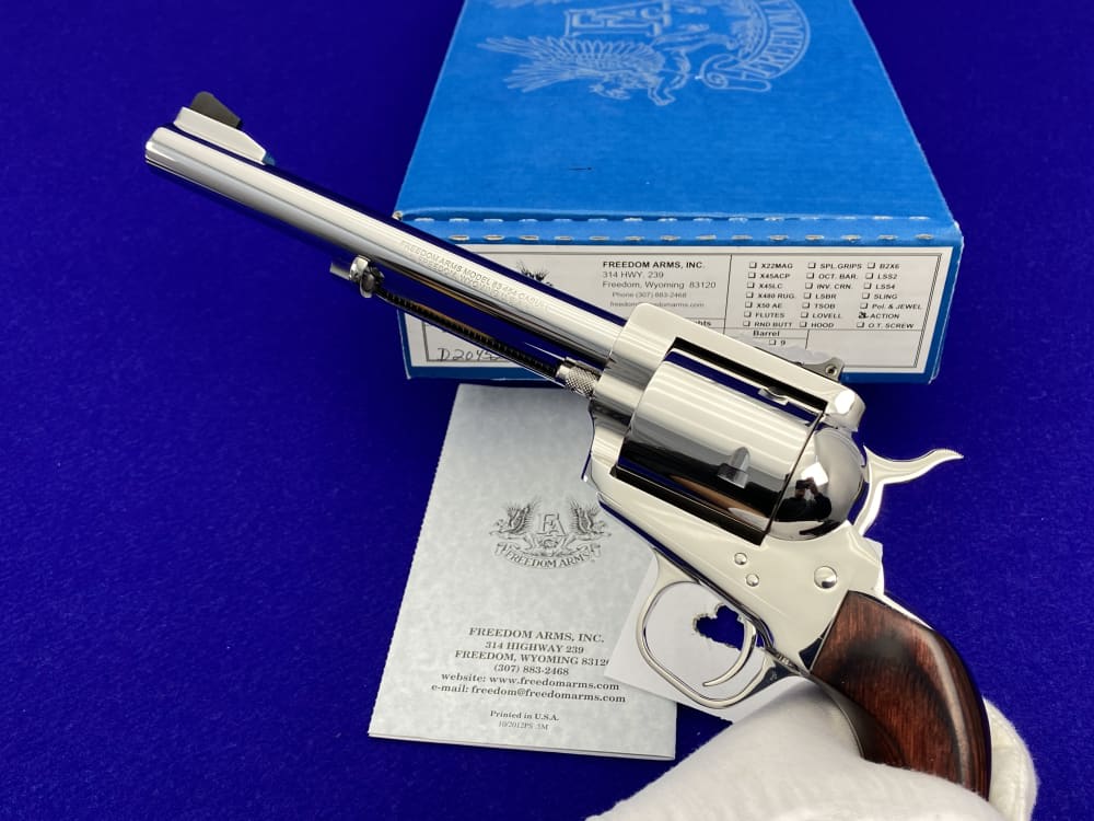 Freedom Arms Model 83 Premier Grade .454 Casull *MIRRORED BRIGHT STAINLESS*-img-42