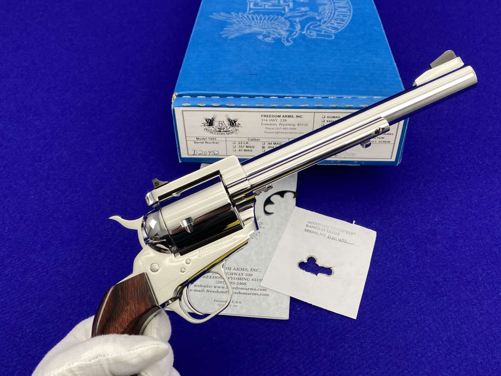 Freedom Arms Model 83 Premier Grade .454 Casull *MIRRORED BRIGHT STAINLESS*-img-41