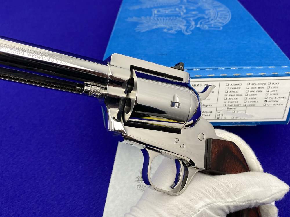 Freedom Arms Model 83 Premier Grade .454 Casull *MIRRORED BRIGHT STAINLESS*-img-51