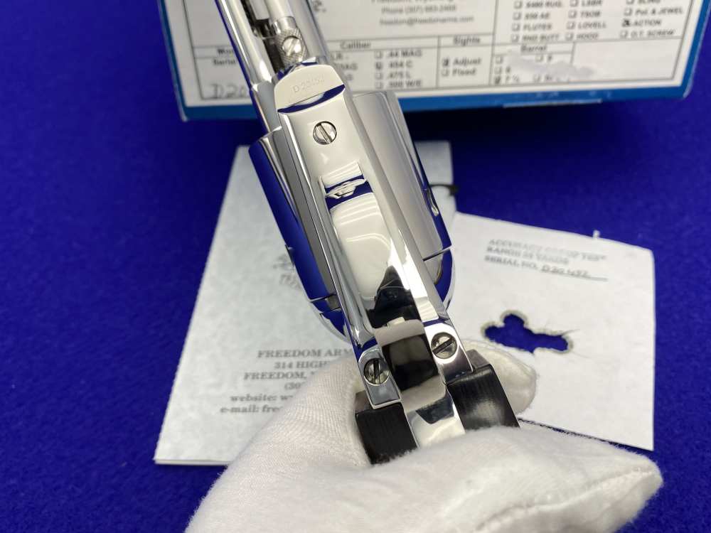 Freedom Arms Model 83 Premier Grade .454 Casull *MIRRORED BRIGHT STAINLESS*-img-33