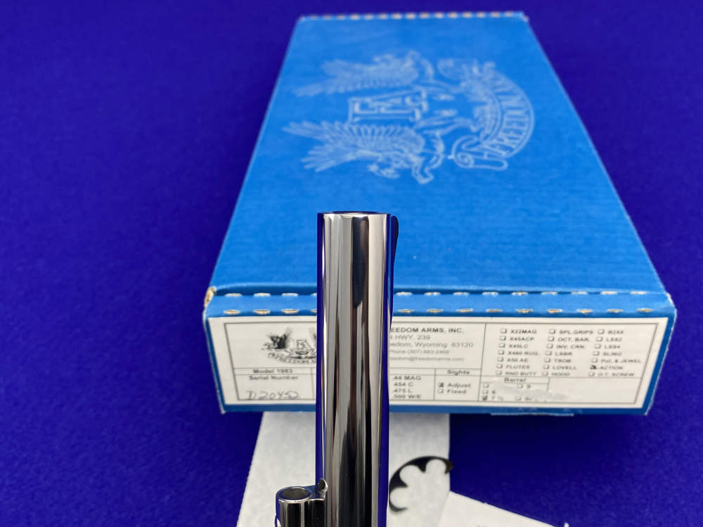 Freedom Arms Model 83 Premier Grade .454 Casull *MIRRORED BRIGHT STAINLESS*-img-39