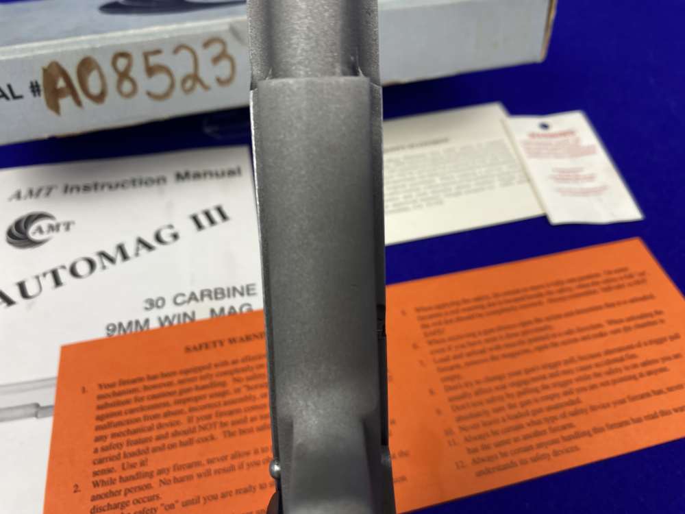 AMT Automag III .30 Carbine 6.5" *COLLECTIBLE LIMITED PRODUCTION MODEL*-img-32
