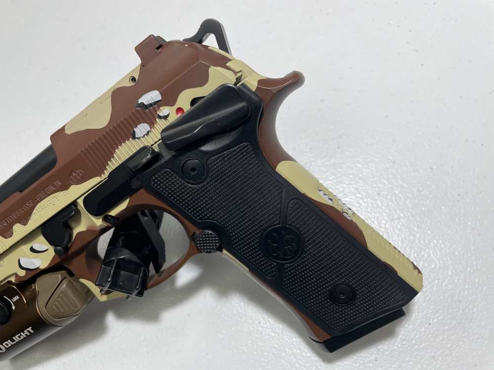 Beretta 92XI "Chocolate Chip" SAO 9mm – Rare Factory Finish -img-9