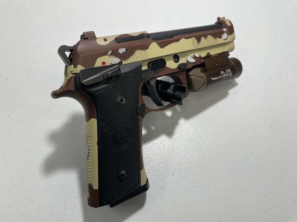 Beretta 92XI "Chocolate Chip" SAO 9mm – Rare Factory Finish -img-4